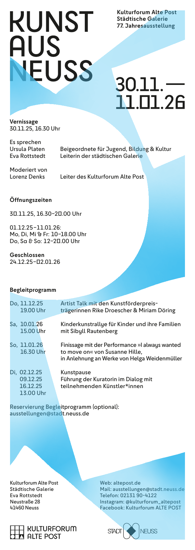 Ausstellung Deckblatt